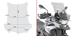 GIVI D5127S BMW F 750 GS - F 850 GS (18-23) RÜZGAR SİPERLİK