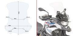 GIVI D5127ST BMW F 750 GS - F 850 GS (18-23) RÜZGAR SİPERLİK
