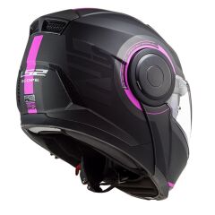 LS2 SCOPE ARCH MAT TITANIUM-PEMBE KASK PEMBE - XS