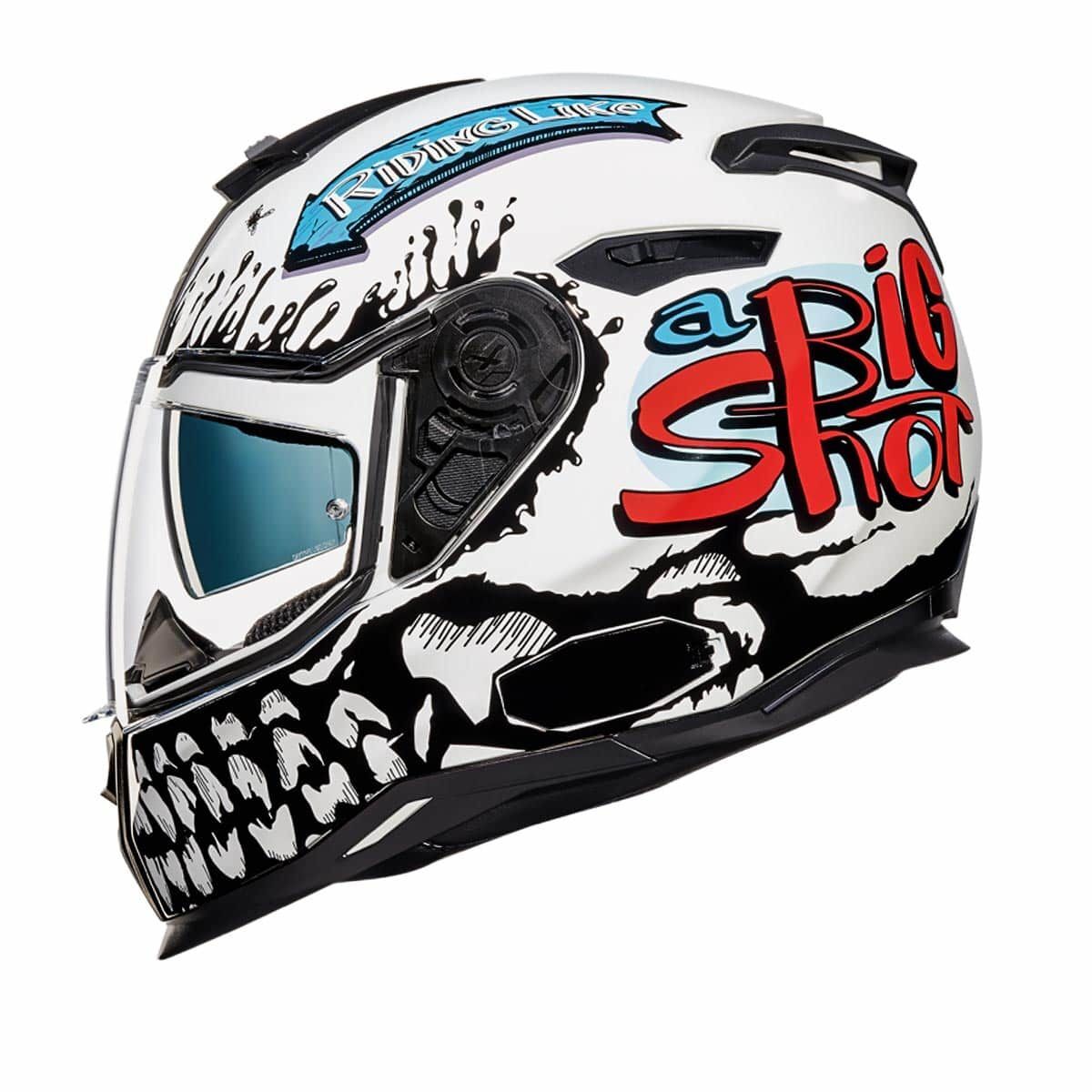 NEXX SX.100 BIG SHOT BEYAZ KASK BEYAZ - M