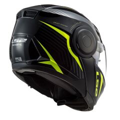 LS2 SCOPE SKID SİYAH-NEON SARI KASK NEON SARI - S