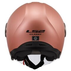 LS2 CLASSY MAT GOLD PEMBE KASK PEMBE - XS
