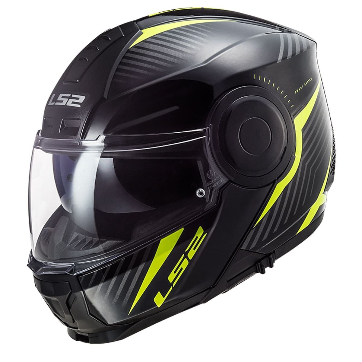 LS2 SCOPE SKID SİYAH-NEON SARI KASK NEON SARI - XL