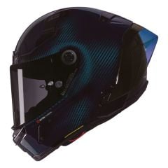 NOLAN X-804 RS LIQUIDO Blu Liquido Ultra Carbon Motosiklet Kaskı (328)