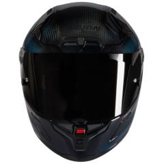 NOLAN X-804 RS LIQUIDO Blu Liquido Ultra Carbon Motosiklet Kaskı (328)