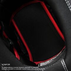 NEXX SX.100 GIGABOT KIRMIZI-SARI KASK