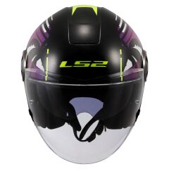 LS2 CLASSY PALM SİYAH KASK SIYAH - S