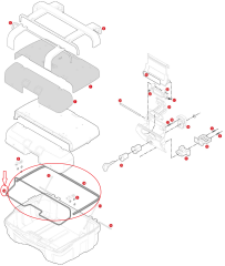 GIVI Z2072R ÇANTA KAPAK CONTASI TRK33-TRK46