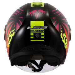 LS2 CLASSY PALM SİYAH KASK SIYAH - XL