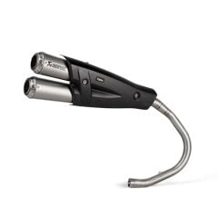 AKRAPOVIC S-H125SO5-FFT HONDA MONKEY (19-25) SLIP-ON LINE (TITANIUM) EGZOZ
