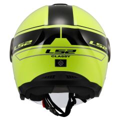 LS2 CLASSY CLASSIC SİYAH-NEON SARI KASK NEON SARI - S