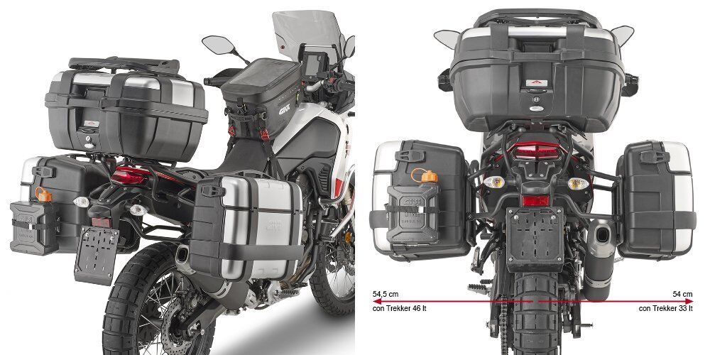 GIVI PLO2145MK YAMAHA TENERE 700 (19-23) - TENERE 700 WORLD RAID (22) YAN ÇANTA TAŞIYICI