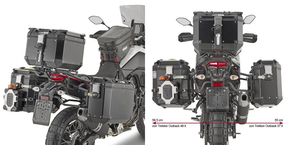 GIVI PLO2145CAM YAMAHA TENERE 700 (19-23) - TENERE 700 WORLD RAID (22) YAN ÇANTA TAŞIYICI