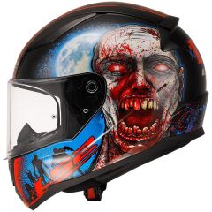 LS2 RAPID 2 ZOMBIE SİYAH-KIRMIZI KASK SIYAH/KIRMIZI - L