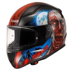 LS2 RAPID 2 ZOMBIE SİYAH-KIRMIZI KASK SIYAH/KIRMIZI - XXL