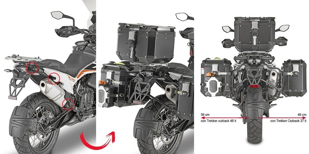 GIVI PLOR7710CAM KTM 790 ADVENTURE (19-20) - ADVENTURE R (19-20) YAN ÇANTA TAŞIYICI