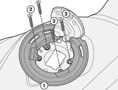 GIVI BF06 DEPOÜSTÜ ÇANTA APARATI (BMW)