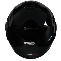 Nolan N120-1 CLASSICO N-COM (301) ÇENE AÇILIR KASK NERO  PARLAK SİYAH
