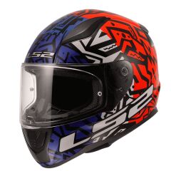 LS2 RAPID 2 MEMPHIS KIRMIZI-MAVİ KASK MAVI/KIRMIZI - S