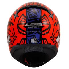 LS2 RAPID 2 MEMPHIS KIRMIZI-MAVİ KASK MAVI/KIRMIZI - S
