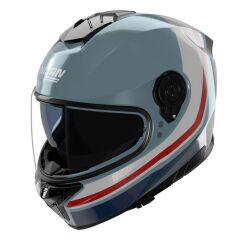Nolan N80-8  INCLINE KASK - Mavi Gri/Koyu Mavi/Beyaz/Kırmızı (352)