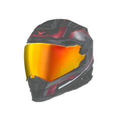 NEXX X.WED 2 - X.D1 - X.WST 2 KASK CAMI IRIDIUM KIRMIZI