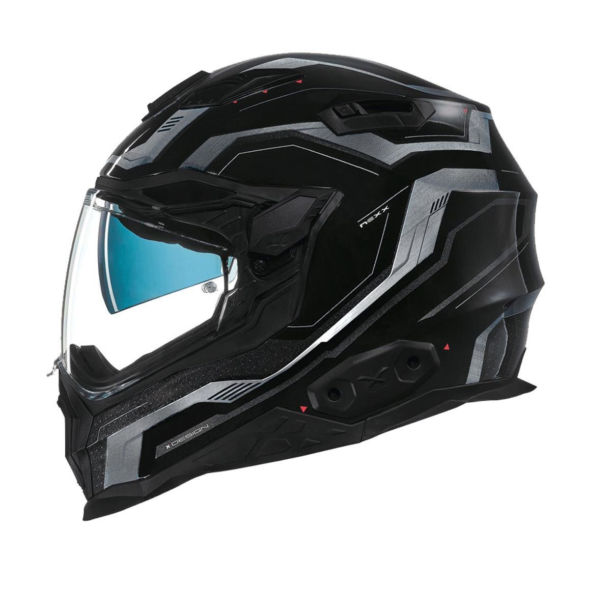 NEXX X.WST 2 SUPERCELL SİYAH-GRİ KASK GRI - M
