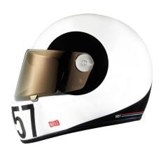 NEXX X.G100R SPUTNIK BEYAZ-SİYAH KASK
