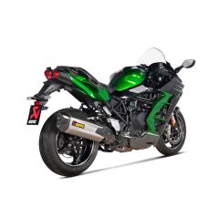 AKRAPOVIC S-K10SO30-HGIT KAWASAKI NINJA H2 SX (21-25) SLIP-ON LINE (TITANIUM) EGZOZ