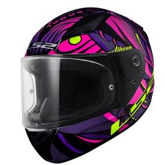 LS2 RAPID 2 ATHENA SİYAH-MOR KASK SIYAH-MOR - M