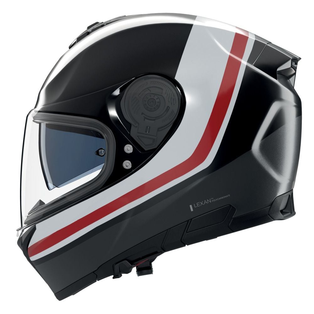 Nolan N80-8  INCLINE KASK - Siyah/Antrasit/Beyaz/Kırmızı (353)