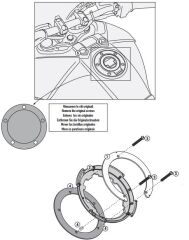 GIVI BF23 DEPOÜSTÜ ÇANTA APARATI (YAMAHA)