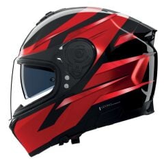 Nolan N80-8  FERVO KASK - Siyah/Kırmızı Krom (355)