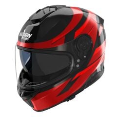 Nolan N80-8  FERVO KASK - Siyah/Kırmızı Krom (355)