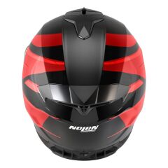 Nolan N80-8  FERVO KASK - Siyah/Kırmızı Krom (355)
