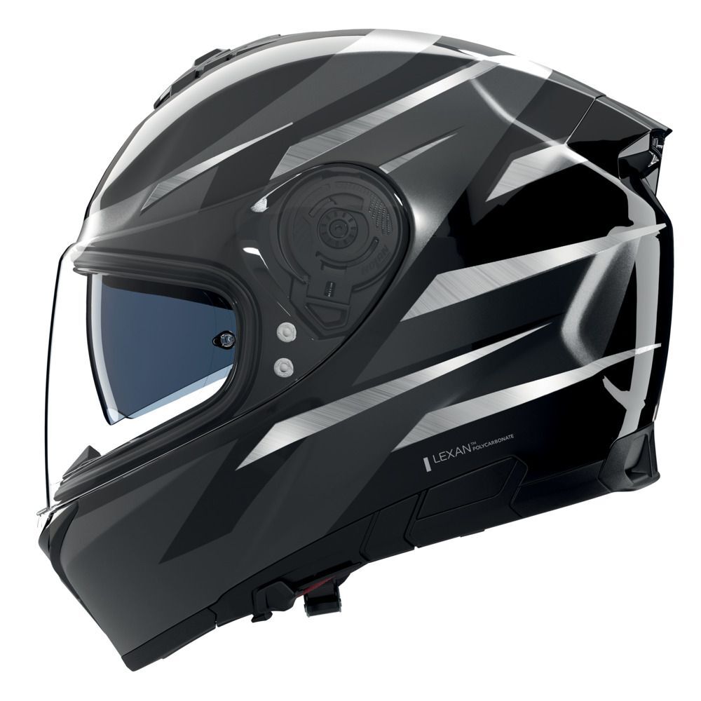 Nolan N80-8  FERVO KASK - Siyah/Antrasit/Krom Gümüş (356)