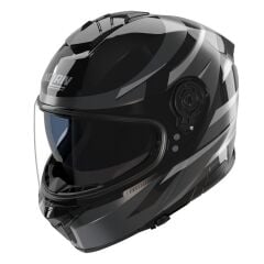 Nolan N80-8  FERVO KASK - Siyah/Antrasit/Krom Gümüş (356)