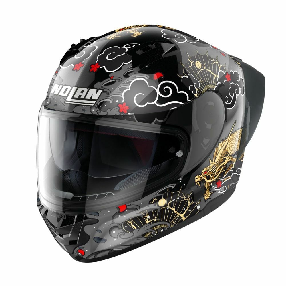 Nolan N60-6 SPORT WYVERN METAL BLACK (WHITE-RED-GOLD) 24