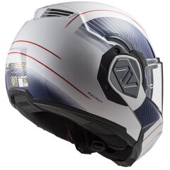 LS2 ADVANT COOPER BEYAZ-MAVİ KASK MAVI - S
