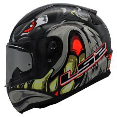 LS2 RAPID 2 SPOX GRİ-KIRMIZI KASK GRI/KIRMIZI - XS