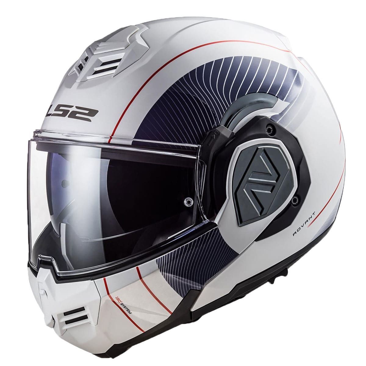 LS2 ADVANT COOPER BEYAZ-MAVİ KASK MAVI - XL