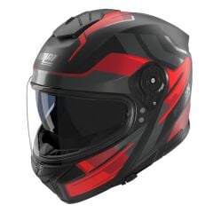 Nolan N80-8  TRITTICO KASK - Siyah/Kırmızı/Antrasit (357)