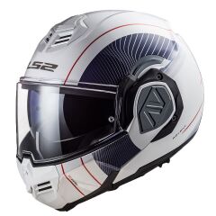 LS2 ADVANT COOPER BEYAZ-MAVİ KASK MAVI - XXL
