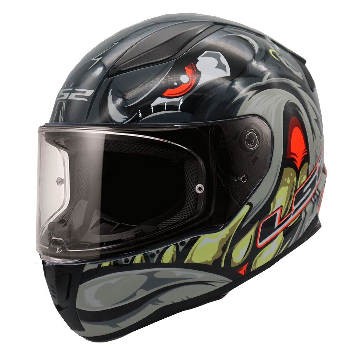 LS2 RAPID 2 SPOX GRİ-KIRMIZI KASK GRI/KIRMIZI - M