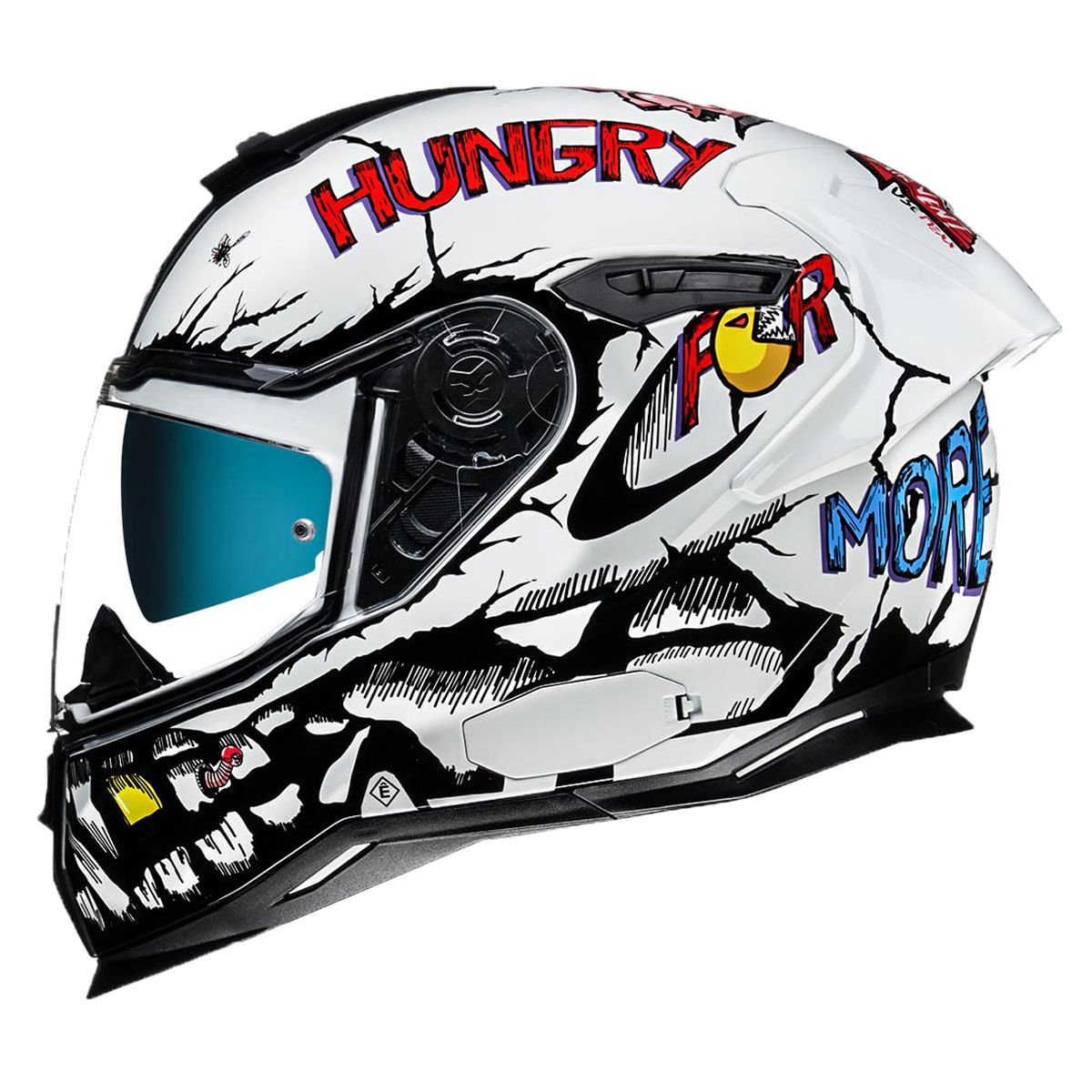 NEXX SX.100R HUNGRY MILES BEYAZ KASK