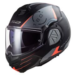 LS2 ADVANT CODEX MAT SİYAH-TITANIUM KASK MAT SIYAH/TITANIUM - S