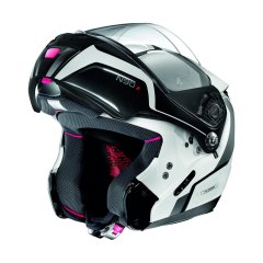 Nolan N90-2 MERIDIANUS N-COM 31 METAL WHITE