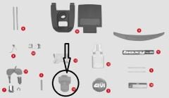 GIVI Z315 ÇANTA TABLA DÜĞMESİ E300-E30-E280-E33