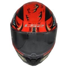 LS2 RAPID 2 SPOX KIRMIZI-GRİ KASK KIRMIZI - XS