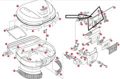 GIVI Z367N ÇANTA KİLİT MEKANİZMA KAPAK ÜST E52